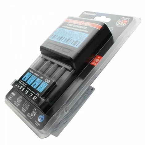 Panasonic Eneloop Ladegerät BQ-CC65 Inkl. LCD-Display, 4 Eneloop Standard AAA Micro Und AccuCell Akkubox Blue 3 Panasonic Eneloop Ladegerät BQ-CC65 Inkl. LCD-Display, 4 Eneloop Standard AAA Micro Und AccuCell Akkubox Blue – Bild 3
