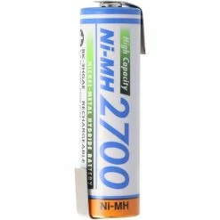 Panasonic Mignon AA NiMH Akku BK-3HGAE Mit Lötfahne In Z-Form