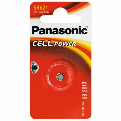 Panasonic Silberoxid Knopfzelle SR626 / V377, 1 Stück Panasonic Silberoxid Knopfzelle SR626 / V377, 1 Stück -PANASONIC Shop 18819461 1