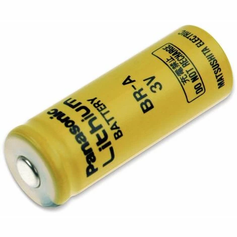 Panasonic Lithium-Batterie BR-A, 3 V-, 1800 MAh 1 Panasonic Lithium-Batterie BR-A, 3 V-, 1800 MAh