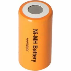 SUB-C Panasonic HHR300SC NiMH Akku Flattop Abmessungen 22,2x42,5mm