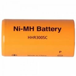 SUB-C Panasonic HHR300SC NiMH Akku Flattop Abmessungen 22,2x42,5mm -PANASONIC Shop 22640758 5