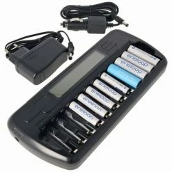 Panasonic Eneloop Standard HR-3UTGA 12 Stück AA Mignon Akkus, LCD-Ladegerät Mit Display Für 1-12 AA -PANASONIC Shop 30768393 3