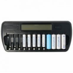 Panasonic Eneloop Standard HR-3UTGA 12 Stück AA Mignon Akkus, LCD-Ladegerät Mit Display Für 1-12 AA -PANASONIC Shop 30768393 4