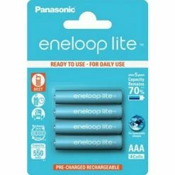 PANASONIC ENELOOP LITE AKKU AAA - 4 ER-BLISTER (BK-4LCCE/2BE)