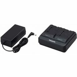 Panasonic Ag-Brd50Ec Doppel-Schnellladegerät Für Akkus Der AG-Vbr Black Series