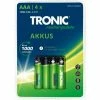 PANASONIC TRONIC Akku Ready 2 Use 4 Stück, -Ni-MH, AAA/Micro/HR03/HRMRI03 11/45 - 1000 MAh