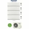 PANASONIC Multi Split ETHEREA Weiß 4 X 2,0kW Klimaanlage Wärmepumpe R32 4 Räum