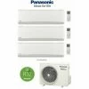 PANASONIC Multi Split ETHEREA Weiß 3 X 2,0kW Klimaanlage Wärmepumpe R32 3 Räum