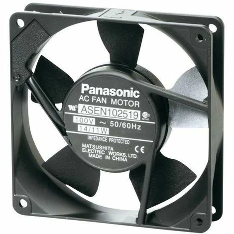 Panasonic ASEN10412 Axiallüfter 115 V/AC 174 M³/h (L X B X H) 120 X 120 X 38 Mm 1 Panasonic ASEN10412 Axiallüfter 115 V/AC 174 M³/h (L X B X H) 120 X 120 X 38 Mm