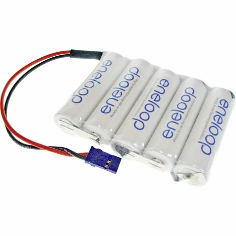 Panasonic eneloop Reihe F1x5 Graupner Akkupack 5x Mignon (AA) Kabel, Stecker NiMH 6 V 1900 mAh Panasonic Eneloop Reihe F1x5 Graupner Akkupack 5x Mignon (AA) Kabel, Stecker NiMH 6 V 1900 MAh -PANASONIC Shop 46008362 2