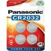 Panasonic Batterie Lithium, Knopfzelle, CR2032, 3V (CR-2032EL/4B)