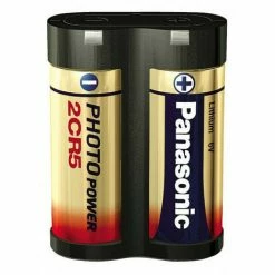 Panasonic Lithium Photo POWER Batterie 2CR5, 6 V, Suitable For Cameras (2CR-5L/1BP)