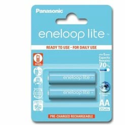 Eneloop Panasonic Eneloop Lite Akku Mignon AA HR6 2er Blister (950 MAh) (BK-3LCCE/2BE)