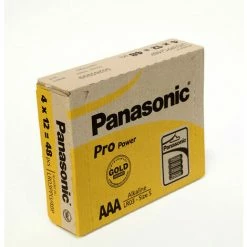 Panasonic Batterie Alkaline, Micro, AAA, LR03, 1.5V (LR03PPG/48BP)