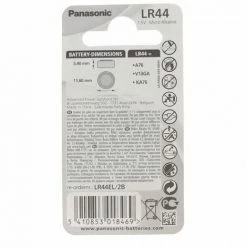 Panasonic Batterie Alkaline, Knopfzelle, LR44, V13GA, 1.5V Electronics, Retail Blister (2-Pack) -PANASONIC Shop 67888067 4
