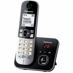 Panasonic KX-TG6821 - Schnurlostelefon - Anrufbeantworter Mit Rufnummernanzeige - DECT - Schwarz