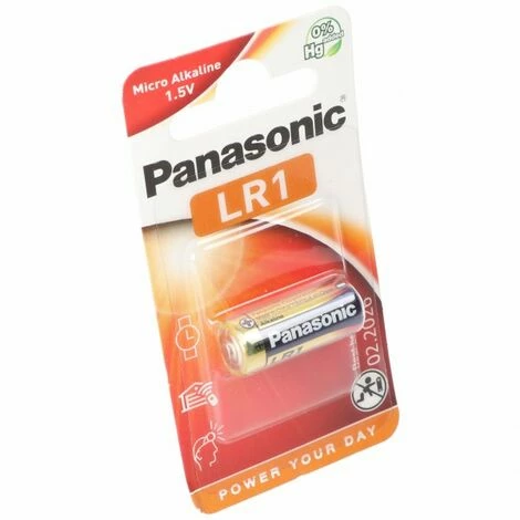 Panasonic PowerMax3 LR1, Lady Size N, GP910A, E90, 1,5 Volt Max. 900mAh 2 Panasonic PowerMax3 LR1, Lady Size N, GP910A, E90, 1,5 Volt Max. 900mAh – Bild 2