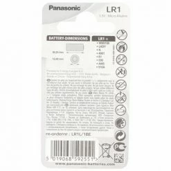 Panasonic PowerMax3 LR1, Lady Size N, GP910A, E90, 1,5 Volt Max. 900mAh 5 Panasonic PowerMax3 LR1, Lady Size N, GP910A, E90, 1,5 Volt Max. 900mAh -PANASONIC Shop 8349937 3