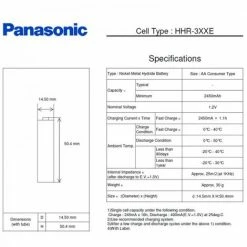 Panasonic HHR-3XXE Evolta AA Mignon 2450mAh 4er Blister HHR-3XXE/4BC -PANASONIC Shop 8349959 3