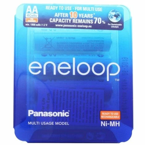 Panasonic eneloop Standard (ehem. Sanyo eneloop Standard) HR-3UTGB 4x und AccuCell Aufbewahrungsbox AA Panasonic Eneloop Standard (ehem. Sanyo Eneloop Standard) HR-3UTGB 4x Und AccuCell Aufbewahrungsbox AA -PANASONIC Shop 8349997 2