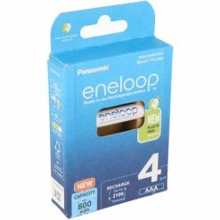 Panasonic Eneloop Standard HR-4UTGB Blisterpackung Mit 4 AAA Eneloop, 4er Blister Eneloop Micro AAA LR03 Akkus