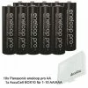 10 Panasonic Eneloop Pro NiMH Akku, AA Mignon, 2500mAh Mit Extrastarker Leistung Und AccuCell AccuSafe