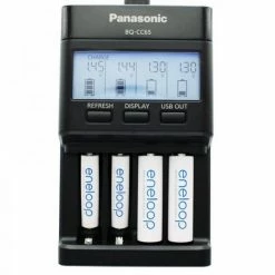 Panasonic Eneloop Ladegerät BQ-CC65 Inkl. LCD-Display, 4 Eneloop Pro AAA Micro, AccuCell Box Blue -PANASONIC Shop 8350315 4