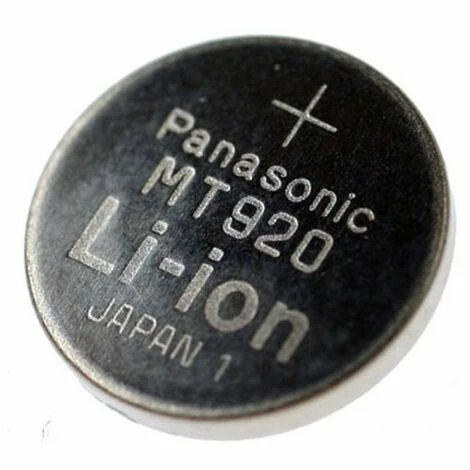 Panasonic MT920 Batterie, Kondensatorbatterie GC920 0.33F, bitte Abmessungen beachten 9,3 x 2,1mm, ohne Lötfahne Panasonic MT920 Batterie, Kondensatorbatterie GC920 0.33F, Bitte Abmessungen Beachten 9,3 X 2,1mm, Ohne Lötfahne -PANASONIC Shop 9484093 1