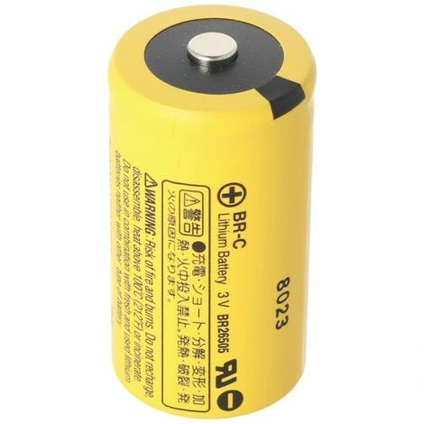 BR-C Panasonic Lithium Batterie Baby ohne Lötfahne, 3,0 Volt BR26500 BR-C Panasonic Lithium Batterie Baby Ohne Lötfahne, 3,0 Volt BR26500 -PANASONIC Shop 9850827 2