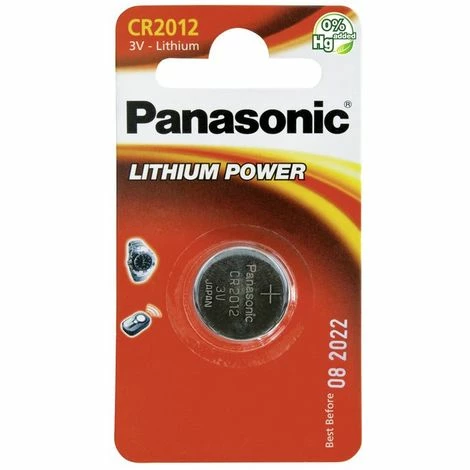Panasonic Lithium CR2012 Batterie IEC CR2012, CR-2012EL/1B Panasonic Lithium CR2012 Batterie IEC CR2012, CR-2012EL/1B -PANASONIC Shop 9851071 1