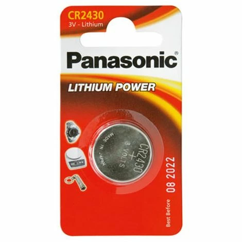 Panasonic CR2430 Lithium Batterie IEC CR 2430 EL 1 Panasonic CR2430 Lithium Batterie IEC CR 2430 EL